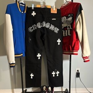 Black Chrome Hearts Jeans - Size 34